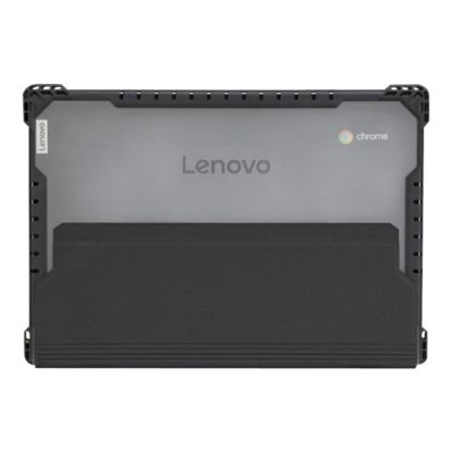 Picture of Lenovo Case For 300e Chrome Intel and 500e Chrome - For Lenovo Chromebook - Black, Transparent - Bump Resistant, Drop Resistant - Polycarbonate, Thermoplastic Polyurethane (TPU)