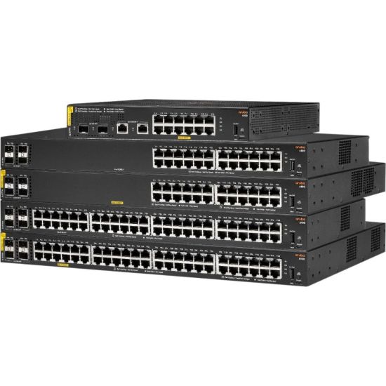 Picture of Aruba 6100 24G Class4 PoE 4SFP+ 370W 24-Port Switch