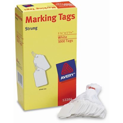 Picture of Avery Marking Tags, 1 3/4in x 1 1/16in, White, Pack Of 1,000