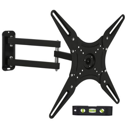 Picture of Mount-It! Full-Motion Wall Mount For 23 - 55in TVs, 9inH x 9inW x 2-13/16inD, Black