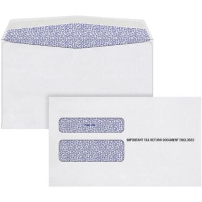 Picture of TOPS W-2 Continuous Tax Envelope - Document - 9 1/2in Width x 5 5/8in Length - Gummed - 24 / Pack - White