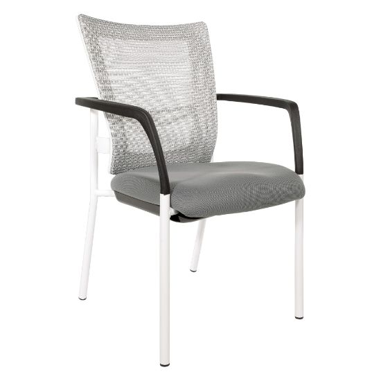 Picture of Office Star Low-Back Mesh Visitors Chair, Steel