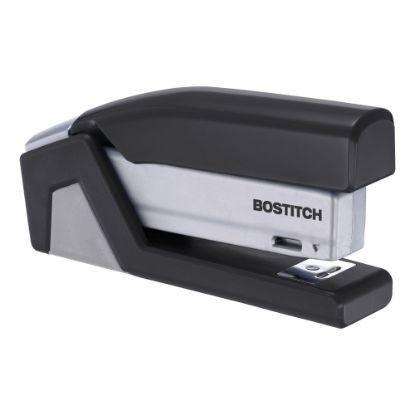 Picture of Bostitch InJoy 20 Spring-Powered Compact Stapler, 20 Sheets Capacity, Black/Gray