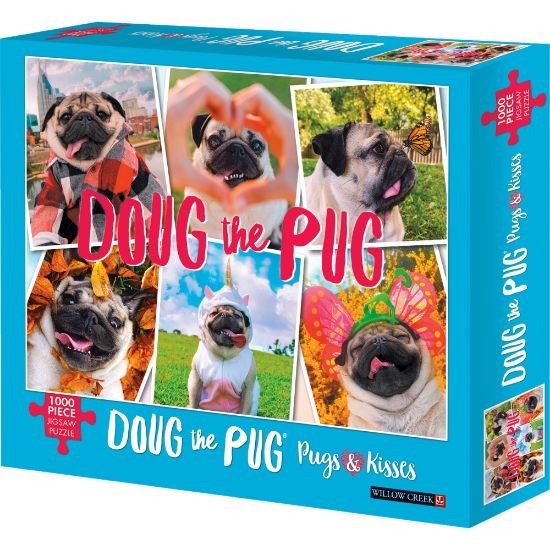 Picture of Willow Creek Press 1,000-Piece Puzzle, Doug the Pug