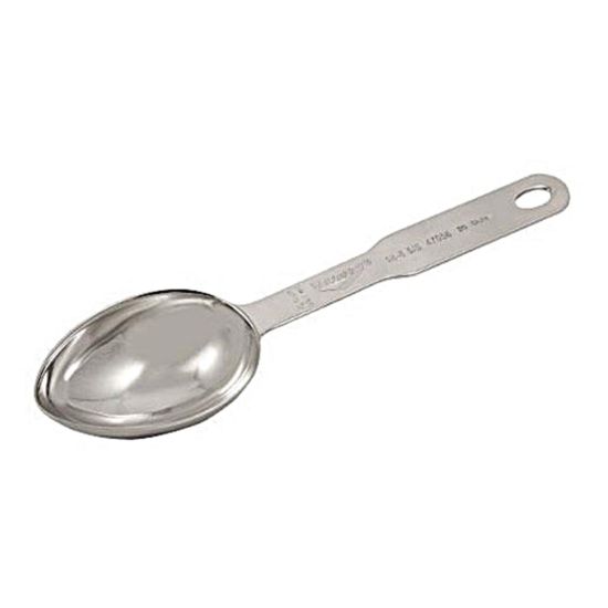 Picture of Vollrath Oval Measuring Spoon, 1/4 Cup, Silver