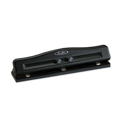 Picture of Swingline Commercial Desktop Paper Punch, Black