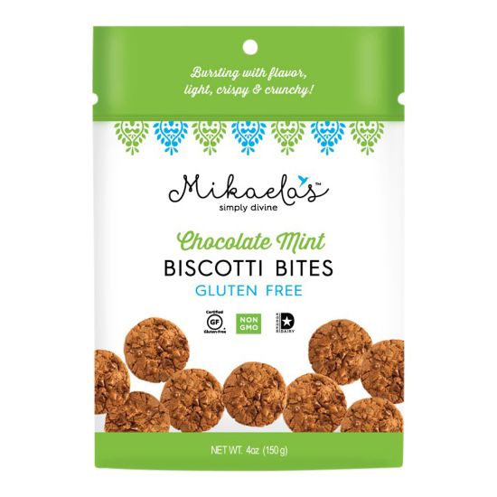 Picture of Mikaelas Simply Divine Biscotti Cookies, Chocolate Mint, Box Of 96 Cookies