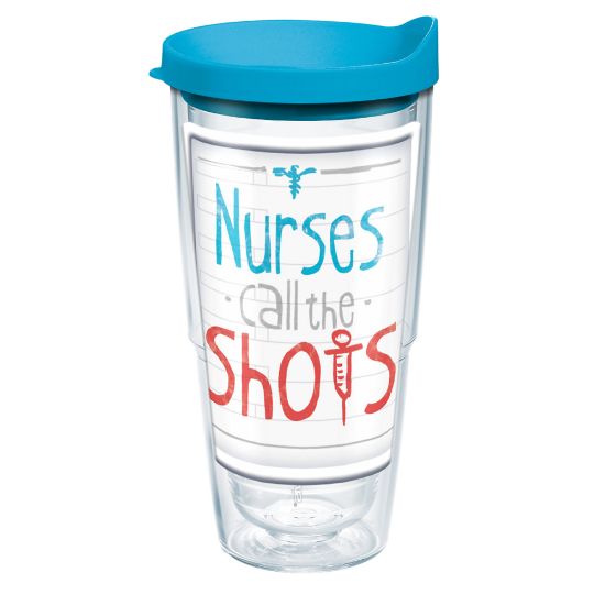 Picture of Tervis Tumbler With Lid, 24 Oz, Nurses Call The Shots