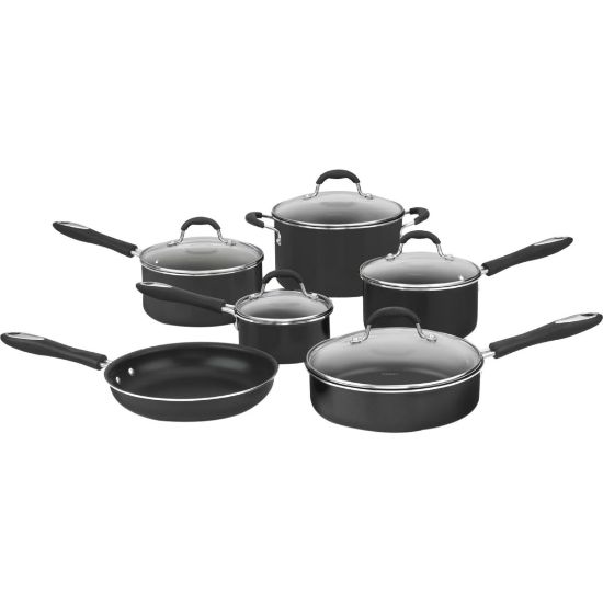 Picture of Cuisinart Advantage 11-Piece Non-Stick Cookware Set, Black