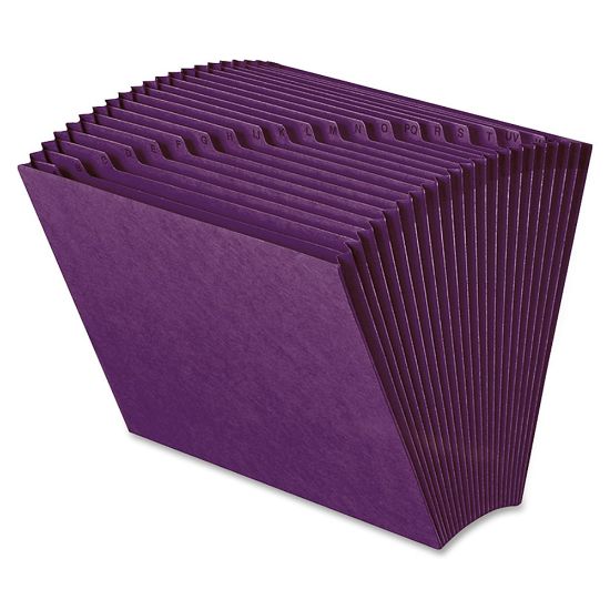 Picture of Smead Expanding A-Z Files Without Flap, Letter Size, 7/8in Expansion, Purple