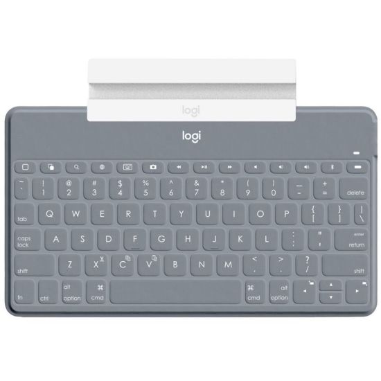 Picture of Logitech Keys-To-Go Keyboard - Wireless Connectivity -  iPad, iPhone, Apple TV - iOS - Scissors Keyswitch - Stone