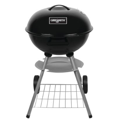 Picture of GrillSmith OG2026001-GS Round Kettle Grill, 29-1/2inH x 20inW x 18-1/4inD, Black