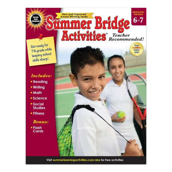 Picture of Carson-Dellosa Summer Bridge Activities Workbook, Grades 6-7