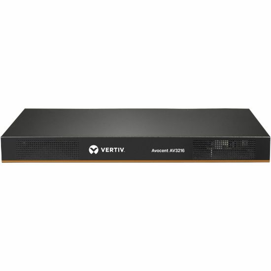 Picture of Vertiv Avocent AV3000 KVM Over IP Switch - 16 port KVM - VGA Cable (AV3216 - 400 - KVM over IP - Rackmount - 8 to 16 port - CAC - User Access Control - Local or Remote Access - Scalable