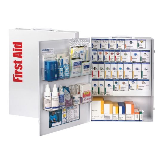 Picture of First Aid Only XL SmartCompliance First Aid Cabinet, 17inH x 5 3/4inW x 22 1/2inD, White