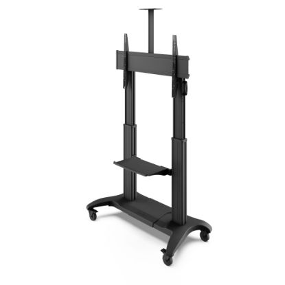 Picture of Kanto MTMA100PL Display Stand - Kanto MTMA100PL Height Adjustable Rolling TV Cart with Device Shelf for 60in to 100in TVs up to 200 lb - Rolling AV Cart - VESA Support from 200x200 to 1000x600 - Height adjustable AV Cart