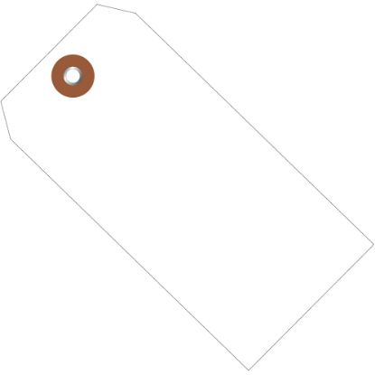 Picture of Partners Brand Plastic Shipping Tags, 4 3/4in x 2 3/8in, White, Case Of 100