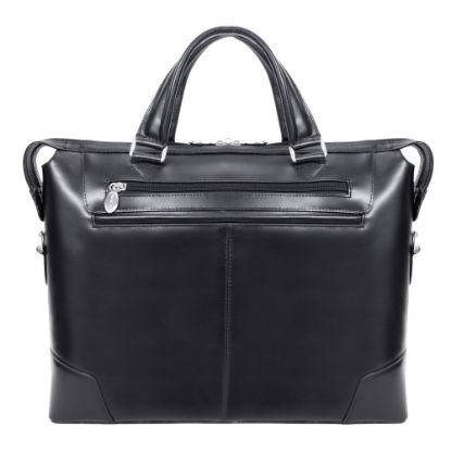 Picture of McKlein R-Series Arcadia Slim Briefcase With 17in Laptop Pocket, Black