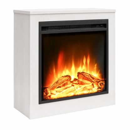 Picture of Ameriwood Home Fillmore Fireplace Mantel, 22-3/4inH x 22-1/4inW x 9-3/4inD, Ivory Oak