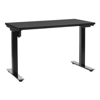 Picture of Office Star Pro Line II Prado 2-Stage 1-Motor Height-Adjustable Table, 48in x 47-3/4in, Black