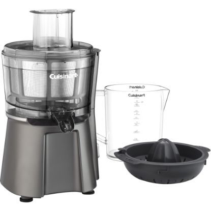 Picture of Cuisinart Combo Juice Extractor/Citrus Juicer, 7-3/4in x 14-1/16in x 8-7/16in, Silver