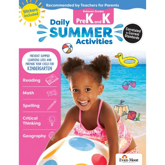 Picture of Evan-Moor Daily Summer Activities Book, Moving From Pre-K to Kindergarten