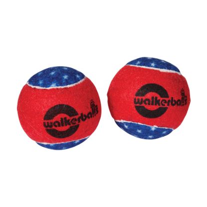 Picture of Walkerballs Walker Tennis Ball Glides, Patriotic, Pack Of 2