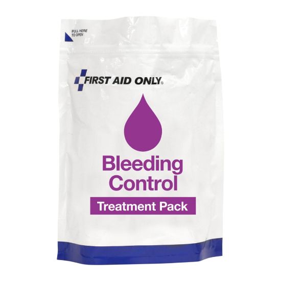 Picture of First Aid Only Bleed Control Treatment Pack Refill, White