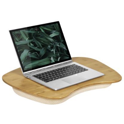 Picture of LapGear Bamboo Lap Desk, 2.6inH x 22.5inW x 15.9inD