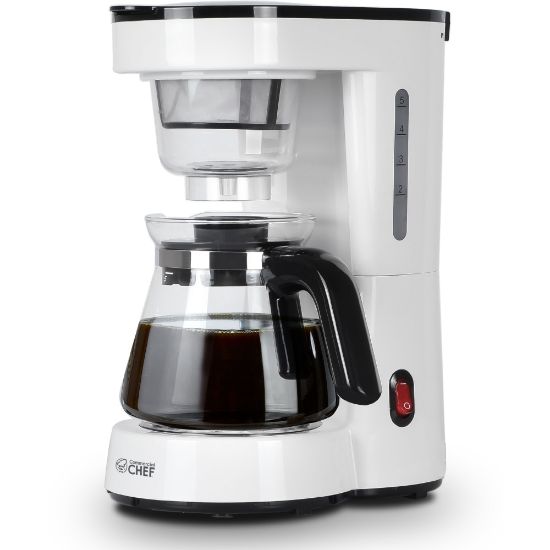 Picture of Commercial Chef 5-Cup Drip Coffee Maker, White