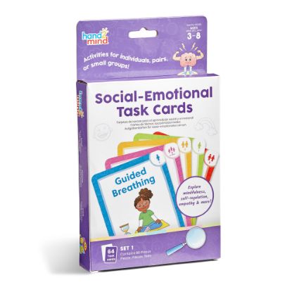 Picture of Hand2Mind Social-Emotional Task Cards, Pre-K to Grade 3, Set Of 64 Cards