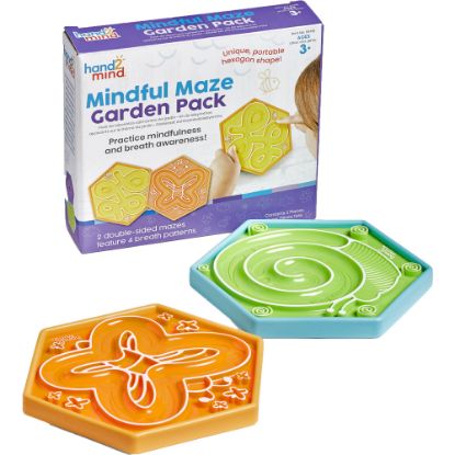 Picture of Hand2Mind Mindful Maze Garden Pack, Multicolor, Set Of 2 Boards