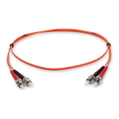 Picture of AddOn 6m ST OM1 Orange Patch Cable - Patch cable - ST/UPC multi-mode (M) to ST/UPC multi-mode (M) - 6 m - fiber optic - duplex - 62.5 / 125 micron - OM1 - halogen-free - orange