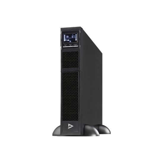 Picture of V7 UPS1RM2U3000-1N - UPS (rack-mountable) - 2700 Watt - 3000 VA - 9 Ah - RS-232, USB - output connectors: 8 - 2U - United States