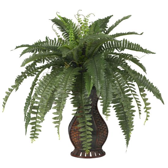 Picture of Nearly Natural 28inH Silk Boston Fern With Urn