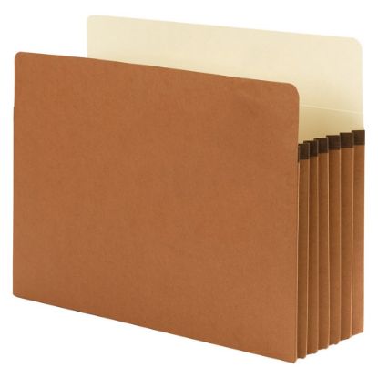 Picture of Smead SuperTab File Pockets, Straight Cut, Letter Size, 30% Recycled, Redrope, Box Of 10