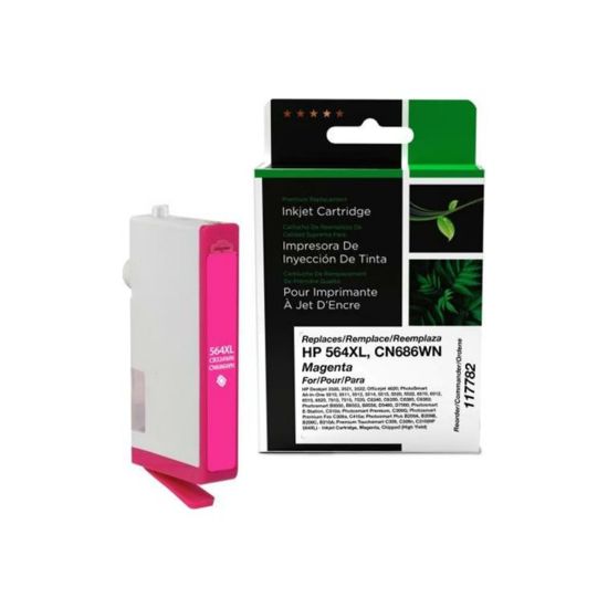 Picture of West Point Remanufactured Magenta High-Yield Ink Cartridge Replacement For HP 564XL, CB324WN