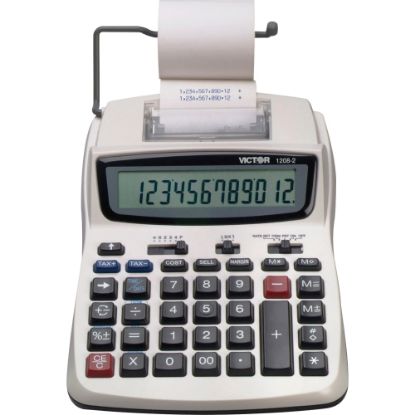 Picture of Victor 1208-2 Compact Commercial Printing Calculator