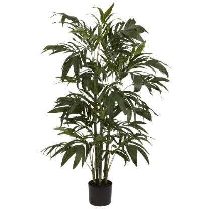 Picture of Nearly Natural 4ftH Silk Bamboo Palm Tree With Pot