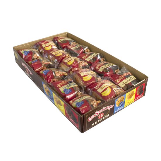 Picture of Otis Spunkmeyer Muffins, Assorted Flavors, Pack Of 15