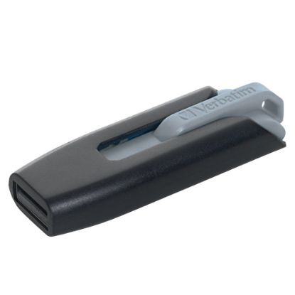 Picture of Verbatim Store "n Go V3 USB 3.2 Gen 1 Flash Drive 8GB, Black/Gray