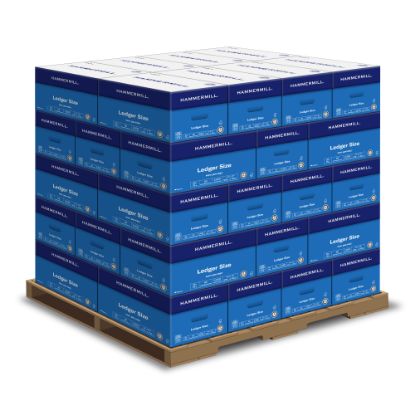 Picture of Hammermill Printer & Copy Paper, Ledger (11in x 17in), 200000 Sheets Per Pallet, 20 Lb, 92 Brightness, Case Of 10 Reams