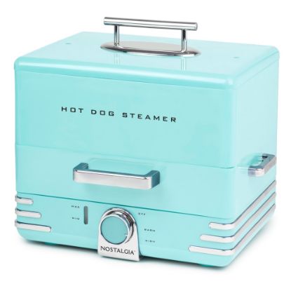 Picture of Nostalgia Hot Dog Steamer, 9-1/4in x 11-1/4in, Aqua