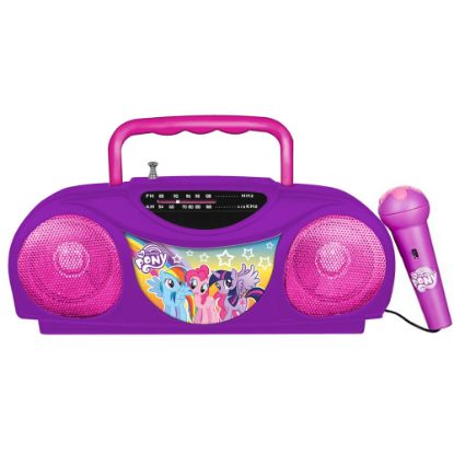 Picture of Sakar My Little Pony Portable Radio And Karaoke System With Microphone, 4inH x 7-1/2inW x 2-1/4in, Purple