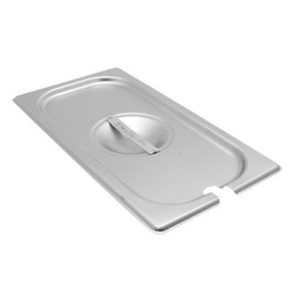 Picture of Vollrath Super Pan V 1/3 Size Slotted Pan Cover, Silver