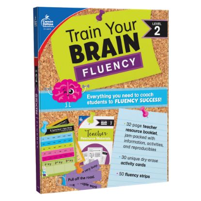 Picture of Carson Dellosa Education Train Your Brain: Fluency Level 2 Classroom Kit, Grades 1-3