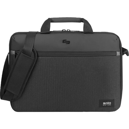 Picture of Solo New York Node Slim Brief With 15.6in Laptop Pocket, Black