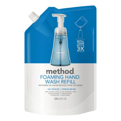 Picture of Method Foam Hand Wash Soap, Sea Minerals Scent, 28 Oz Bottle