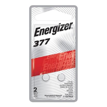 Picture of Energizer Coin Cell Batteries, 377, Pack Of 2