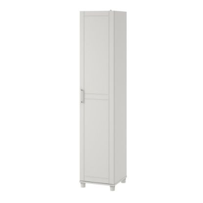 Picture of Ameriwood Home Callahan 16in Utility Storage Cabinet, 5 Shelves, White